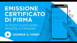 Firma digitale emissione del certificato ed 2024 [upl. by Eboj124]