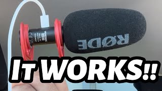 Rode VideoMic Go 2 with IPhone 15 Pro Max [upl. by Aurelea247]