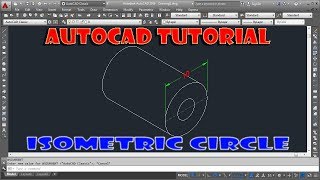 TUTORIAL AUTOCAD BAHASA INDONESIA ISOMETRIC CIRCLE [upl. by Law]