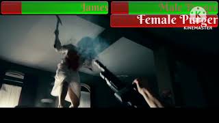 The Purge 2013  James VS Three Purge Mask Killers But With Healthbars [upl. by Rrats426]