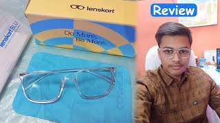 Lenskart BLUCut  Zero Power Computer Glasses  Unboxing amp Review [upl. by Meesaw]