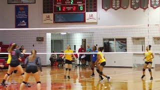 William Fleming at Lord Botetourt Girls Volleyball [upl. by Llatsyrc]