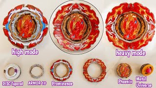 how to make prominence phoenix beyblade  how to make a beyblade  beyblade making idea  AD Crafts [upl. by Natasha]