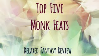 Top 5 Monk Feats  DnD 5e [upl. by Nyvar906]