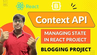 🔥 Context API in react  Managing State in React Project  Hindi [upl. by Fesoy]