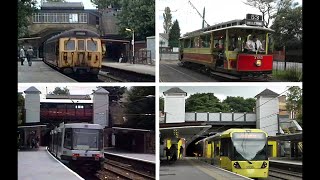 Heaton Park Station Manchester 1991  2012 Contrasts [upl. by Ardnuahs816]