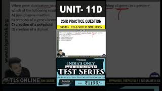 CSIR Practice Question  Unit 11 Evolution and Behavior  Topic D Molecular Evolution [upl. by Lowson]