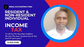 Income Tax  Resident amp NonResident Individual [upl. by Carlton]