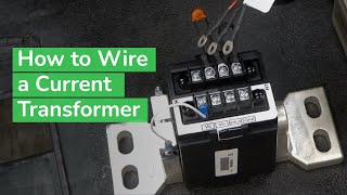 How to Wire a Current Transformer to PowerPact and Masterpact Breakers  Schneider Electric Support [upl. by Lilybelle]