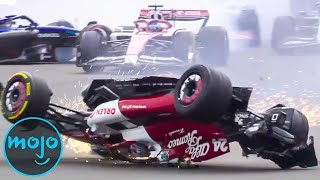 10 Worst Crashes In F1 History [upl. by Nerot]