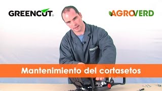 ¿Cómo hacer un buen mantenimiento cuidado y limpieza de tu CORTASETOS GREENCUT [upl. by Peterus]