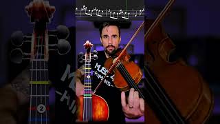 Paganini  La Campanella Violin Tutorial with Sheet Music and Violin Tabs [upl. by Yelwar]