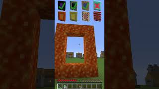 Fake Portals vs Reality in Minecraft shorts meme memes [upl. by Wolgast]