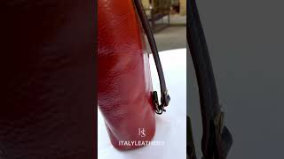 Italian Handmade Leather Tote Bag Elegance and Craftsmanship from Florence [upl. by Tuhn]