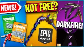 How To OFFICIALLY Get Minty Pickaxe VBucks Cards Darkfire EARLY Leaks Fortnite Chapter 2 [upl. by Leeland]