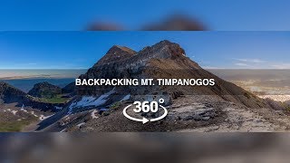 Backpacking Mt Timpanogos Utah in 360º [upl. by Gipps281]