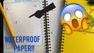 How to make waterproof paper easily  step by step [upl. by Harbot734]