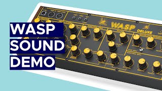 Behringer WASP Deluxe Sound Demo no talking [upl. by Josephson]