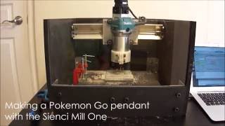 Making a Pokemon Go Pendant with the Sienci Mill One [upl. by Engle]