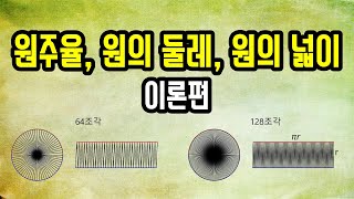 원주율 원의 둘레 원의 넓이 이론편  초6수학 [upl. by Anesor]