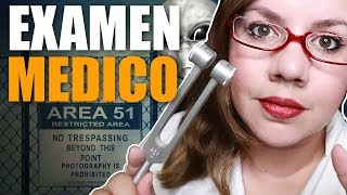 Examen Medico ASMR en el Area 51  Murmullo Latino  ASMR Español Mexico [upl. by Bille]