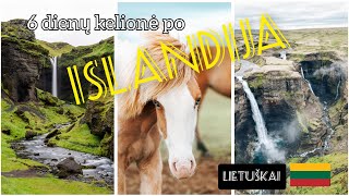 6 dienu kelione po Islandija 4K vaizdai ir patarimai [upl. by Cain]