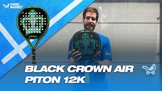 Review BLACK CROWN PITON AIR 12K  By Padel Market [upl. by Pierce]