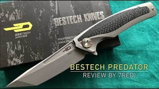 Bestech Predator BT1706 Review  Premium Tanto Flipper with an Attitude [upl. by Gnuh]