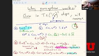 FoDA  L26  Perceptron Algorithm for Linear Classifiers Chapter 92 [upl. by Suolkcin]