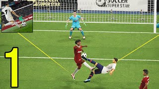 Soccer Super Star  Gameplay Walkthrough Part 1 iOS Android [upl. by Yardna936]