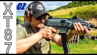 CZ Scorpion Evo 3 S1 Pistol shooting [upl. by Dnarb]