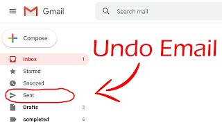 How To Recall A Message In Gmail Thats Already Sent [upl. by Rezzani964]