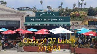 Cosimos video Class of 77 Lunch 71824 videos amp photos wmusic 2 min [upl. by Ellard]