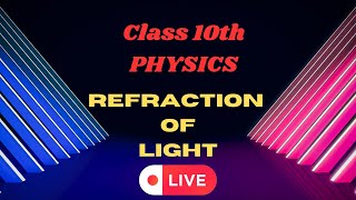 Refraction of Light  Class 10 Physics [upl. by Verine]