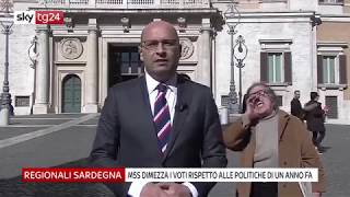 Maledetti Le grida di una donna durante diretta di SkyTG24 da Montecitorio [upl. by Drolet]