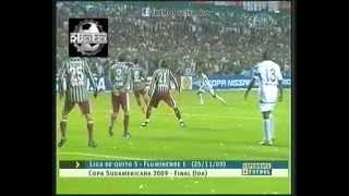 Liga De Quito 5 vs Fluminense 1 Copa Sudamericana 2009 Final Ida FUTBOL RETRO TV [upl. by Case]