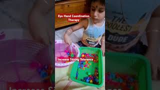 Eye Hand Coordination Activity for Autism l Occupational Therapy for Autism at Home  familymatters [upl. by Stromberg]