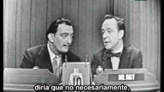 Dalí en un programa de entretenimientos español [upl. by Griseldis]