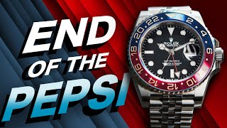 Will Rolex Discontinue The Pepsi GMT Coke Bezel Returns [upl. by Fritts]