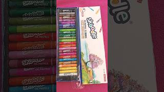 Skoodle oil pastel colours unboxing yt shortsvideo review unboxing colors art asmr [upl. by Rosalia]