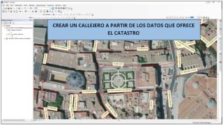 Crear un callejero a partir de los datos del catastro mediante ArcGIS [upl. by Atekin996]