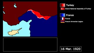 Wars The FrancoTurkish War 19201921 Every Fortnight [upl. by Ardnua613]