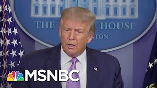 Trump Repeatedly Insists COVID19 Will quotDisappearquot  The 11th Hour  MSNBC [upl. by Reilamag]