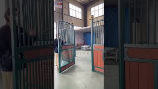 horse stall fronts from shinehope horse stable manufacturer in china equine equipments factory [upl. by Ollayos]