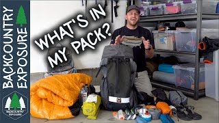 How I Pack All My Backpacking Gear Into A 50L Pack [upl. by Eelana]