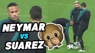 LA BLAGUE QUI PASSE MAL  NEYMAR vs SUAREZ [upl. by Eiuqnimod]