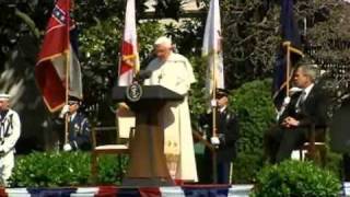 Pope Benedict XVI  Speech at the White House [upl. by Fernando]