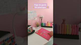 Page de garde ✨Art plastique ✨ayart art drawing frontpage ideas backtoschool [upl. by Erapsag]