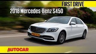 MercedesBenz S 450 Petrol  India Drive  Autocar India [upl. by Ordnajela]