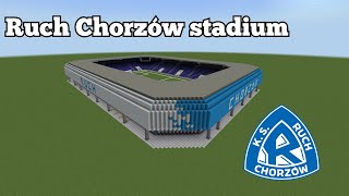 Minecraft Ruch Chorzów stadium Cinematic [upl. by Yanaj]